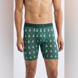 Tommy John Cool Cotton Boxer Briefs 6” | Pine Needle Spruce | XXL | NWT